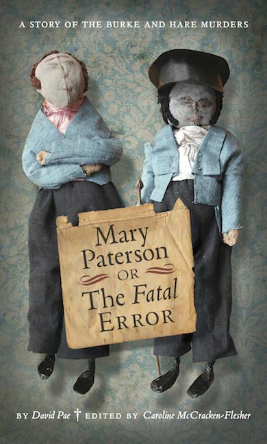 Mary Paterson or The Fatal Error: Book cover featuring Mary's dolls of Burke and Hare